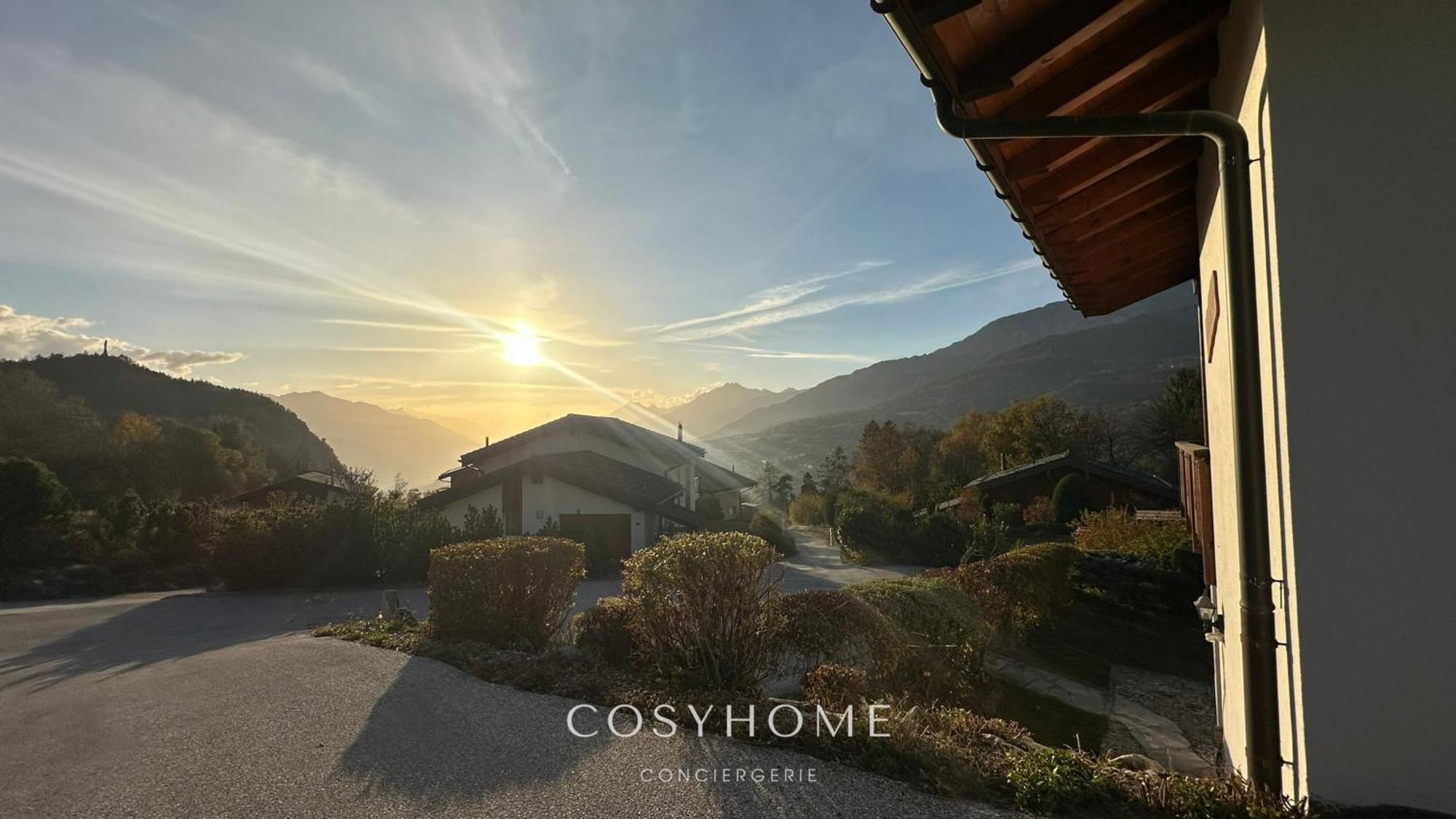 Chalet Des Alpes - Sunset View - Crans-Montana Zewnętrze zdjęcie
